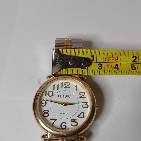 Two Tone 6.5 Inch Futura Stretch Watch - Picture 9 of 11